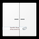 Wippe, F10, mit Lichtleiter, Duroplast l (JNGLS102KO5WWM)