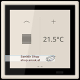 KNX Raumcontroller LS TOUCH mit Rahmen L (JNGLS459D1S)