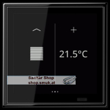 KNX Raumcontroller LS TOUCH mit Rahmen L (JNGLS459D1SSW)