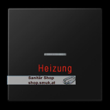 Wippe 1fach, Aufschrift "Heizung", mit L (JNGLS990HSWM)
