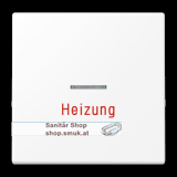 Wippe 1fach, Aufschrift "Heizung", mit L (JNGLS990HWWM)