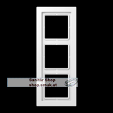Rahmen 3fach, LS-DESIGN, Thermoplast, al (JNGLSD983BFWW)
