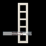 Rahmen 5fach, LS-DESIGN, Duroplast, wei� (JNGLSD985W)