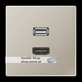 HDMI / USB 2.0, Serie LS, Edelstahl (JNGMAES1163)