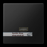 HDMI, Thermoplast lackiert, Serie LS, gr (JNGMALS1112SWM)