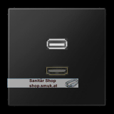 HDMI / USB 2.0, Thermoplast lackiert, Se (JNGMALS1163SWM)