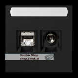 Smart-TV-Anschlussdose 1fach, mit Schrif (JNGMMDLS4521SWM)