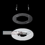 Unterputz-Set f�r KNX Pr�senzmelder / Au (JNGPMMUPSETAL)
