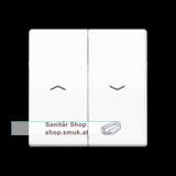 Wippe 2fach, mit Pfeilsymbolen, Duroplas (JNGSPAS5915PWW)