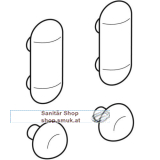 Keramag Sitz-/Deckelpuffer (GE598048000)