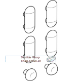 Keramag Sitz-/Deckelpuffer (6 St�ck) (GE598123000)