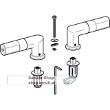 Keramag Scharniere chrom (GE598145000)