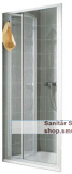 Kermi Ibiza2000 Faltt�r 70x185cm silber Glas ESG A (KII2FTD070181AK)
