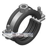 Rohrschelle Edelst. V2A 35x4, 215 -225mm (MEF462431) Rohrschelle Edelst. V2A 35x4, 215 -225mm (MEF462431)