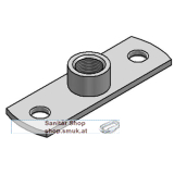 Grundplatte Typ I V2A, Anschluss M10 (MEF599495)