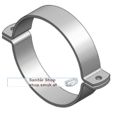 Rohrschelle Form A Titan HD 50x5, 164 mm (MEF70751) Rohrschelle Form A Titan HD 50x5, 164 mm (MEF70751)