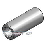 Reduziermuffe rund, Innengew. M10 auf (MEF710032) Reduziermuffe rund, Innengew. M10 auf (MEF710032)