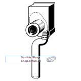 Absaugeformstück, mit Geruchverschluss, 50x50, Viega 119430 (119430) Absaugeformstück, mit Geruchverschluss, 50x50, Viega 119430 (119430)